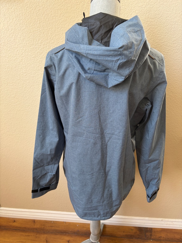 Nwt Chrome Industries Storm Signal Waterproof Hooded Jacket Women’s Large Blue — image 4 of 8